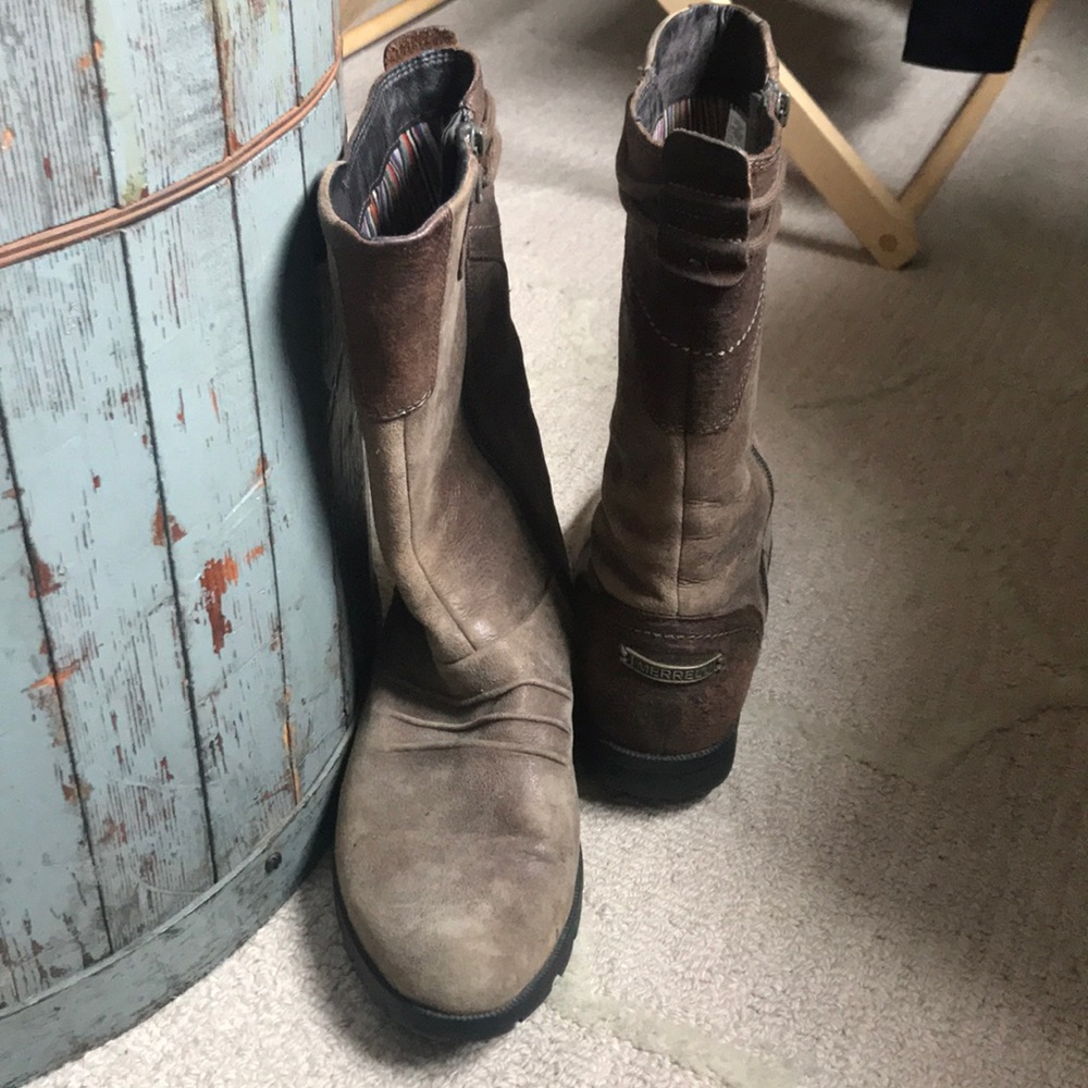 Merrell Vera Mid Boots in Barnwood